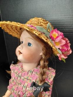 20 Morimura Brothers Bisque Head Doll, Great Spring Costume