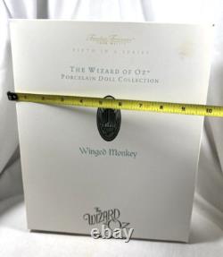 2001 Mattel Timeless Treasures Wizard Of Oz Winged Monkey Porcelain Doll #29476