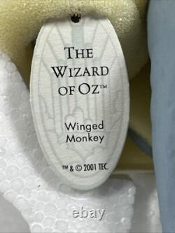 2001 Mattel Timeless Treasures Wizard Of Oz Winged Monkey Porcelain Doll #29476