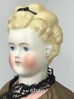 21 Antique German Alt Beck Gottschaulck ABG Parian Blonde Molded Hair Bows #Sc5