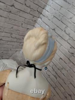 21 Clarmaid Bisque Shoulder Head Doll, Lovely Dress