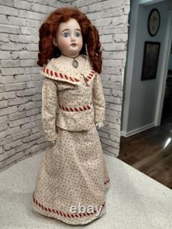 21 Cuno Otto Dressel 93-1 DEP Bisque Shoulder Head Dollon Great Body