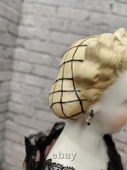 21 Emma Clear Doll Isabel 1940, Stunning Costume