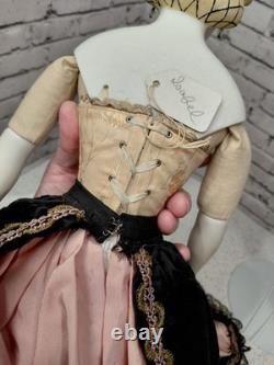 21 Emma Clear Doll Isabel 1940, Stunning Costume
