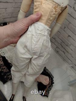 21 Emma Clear Doll Isabel 1940, Stunning Costume