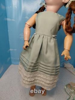 21 Max Handwerck 283/285 German Bisque Head, Compo Body, Great Dress