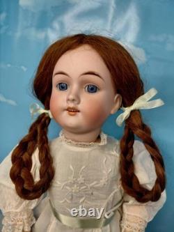21 Max Handwerck 283/285 German Bisque Head, Compo Body, Great Dress