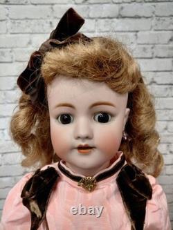 21 Precious Simon Halbig 550 Bisque Doll On French Marked Body