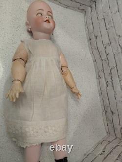 21 Precious Simon Halbig 550 Bisque Doll On French Marked Body