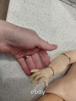 21 Precious Simon Halbig 550 Bisque Doll On French Marked Body