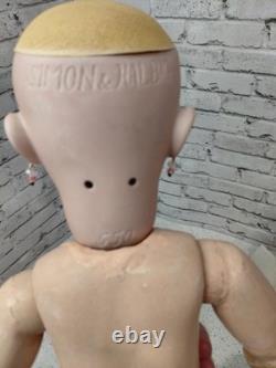 21 Precious Simon Halbig 550 Bisque Doll On French Marked Body
