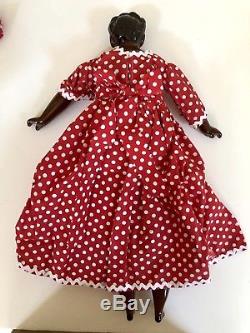 21 Vintage Black Americana Porcelain Mammy African-American Doll