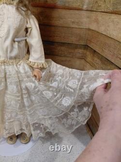 23 1923 Schoneau Hoffmeister PB German Bisque, Gorgeous Costume