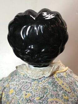 23 Antique Porcelain German Made China Head Covered Wagon 1880 Style Hair #Sa