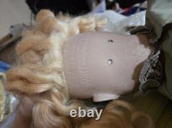 23 Inch CM Bergmann/Waltershausen 1916, BJD Sleepy-Eye In Antique Green Dress