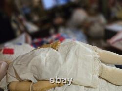 23 Inch CM Bergmann/Waltershausen 1916, BJD Sleepy-Eye In Antique Green Dress