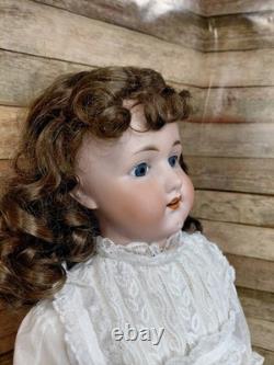 24 Antique Doll Heubach Koppelsdorf 250-6 Gorgous Whitework Dress