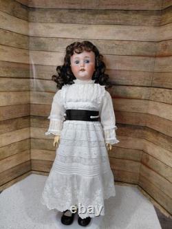24 Antique Doll Heubach Koppelsdorf 250-6 Gorgous Whitework Dress