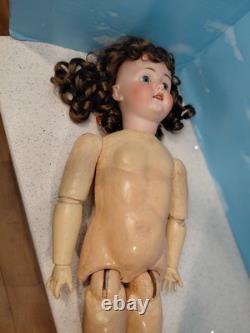 24 Antique Doll Heubach Koppelsdorf 250-6 Gorgous Whitework Dress