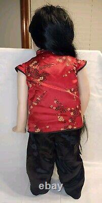 24 PORCELAIN CHYNA DOLL BY DONNA RUBERT 1996 The Doll Artworks Vintage Asian