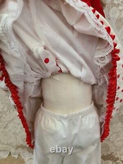 25 Tall Vintage Bailey By Rubert 1992 Porcelain Doll Red Eyes Donna Rubert