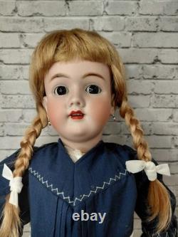 28 Handwerck Halbig RARE HTF 99 Head And Body All Original, Navy Costume