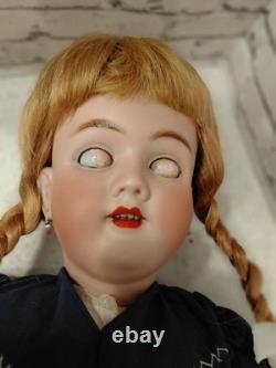 28 Handwerck Halbig RARE HTF 99 Head And Body All Original, Navy Costume