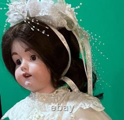 28 Vintage Simon & Halbig Reproduction Porcelain Doll by Lynda & Alan Marx