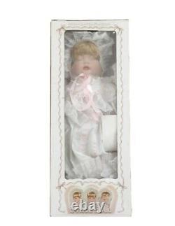 3 Face Rotating Head Porcelain Baby Doll Happy Sleepy Vintage