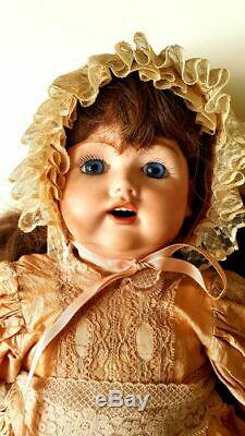 3 beautiful handmade antique dolls, vintage dolls from Holland, handmade. 1970-80