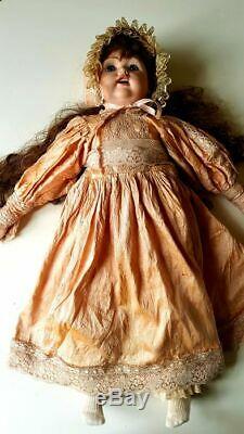 3 beautiful handmade antique dolls, vintage dolls from Holland, handmade. 1970-80