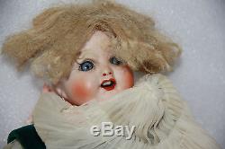 30 cm vintage doll Shinoda porcelain doll stamped Shinoda antique doll old doll