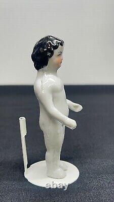 4.5 Inches Antique 1800's GERMANY Miniature WHITE CHINA FROZEN CHARLOTTE