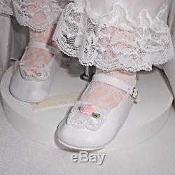 42 PORCELAIN DOLL Vintage BRIDE in ORIGINAL BOX with COA Melinda 55/400 by RUSTIE