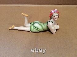 5 1/2 antique bisque bathing beauty. (Germany)