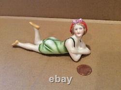 5 1/2 antique bisque bathing beauty. (Germany)