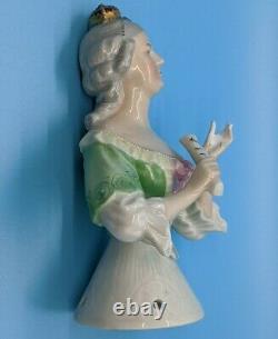 5.4 Rare German Porcelain Half-doll Maria Theresa 1760 Historic Series Goebel