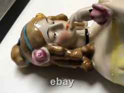 5.75 Antique German Porcelain Half 1/2 Doll Goebel Jenny Lind Beautiful #CC