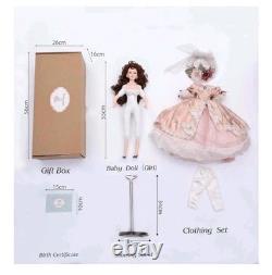55cm Victorian Porcelain Doll Handmade Luxury Collectible Gift Display