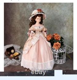 55cm Victorian Porcelain Doll Handmade Luxury Collectible Gift Display