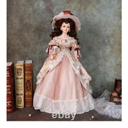 55cm Victorian Porcelain Doll Handmade Luxury Collectible Gift Display