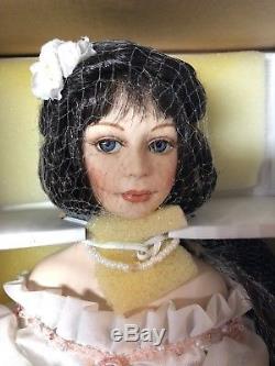 6 Vintage Paradise Galleries Porcelain Dolls Brand New in Original Boxes