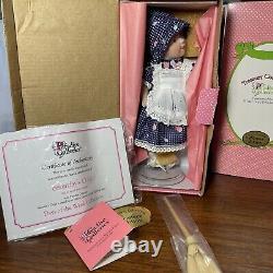 7 DAYS OF THE WEEK Porcelain Glass DOLLS Set Boxes With Accessories Vintage