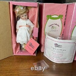 7 DAYS OF THE WEEK Porcelain Glass DOLLS Set Boxes With Accessories Vintage