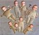 7 Tiny German Bisque Head Baby Dolls, Herm Steiner, Armand Marseille, Rechnagel