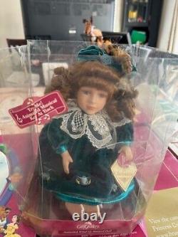 7 Vintage Porcelian Dolls In Original Packaging-disney