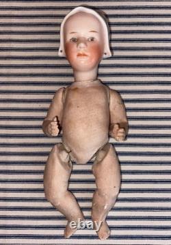 8 Gebruder Heubach BABY STUART German Bisque Head Doll, Germany Antique