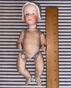 8 Gebruder Heubach BABY STUART German Bisque Head Doll, Germany Antique
