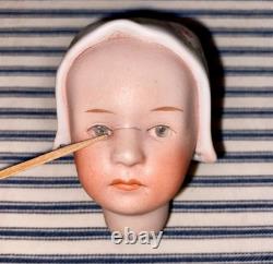 8 Gebruder Heubach BABY STUART German Bisque Head Doll, Germany Antique