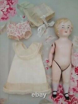 8 Gorgeous Antique German Edwardian Era Porcelain Bisque Doll Price Reduced